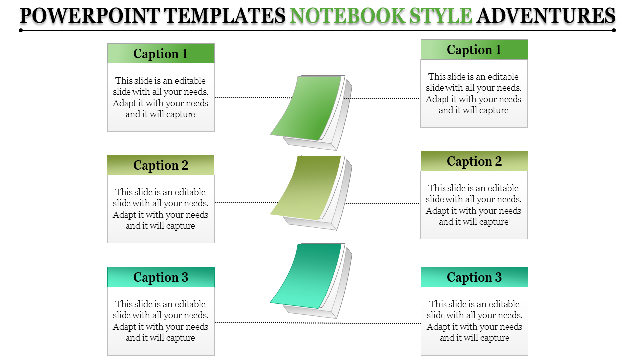 Free - Note Book Style PowerPoint Templates and Google Slides